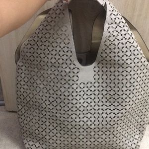 Beige origami Spring totes Ampere Creations LA